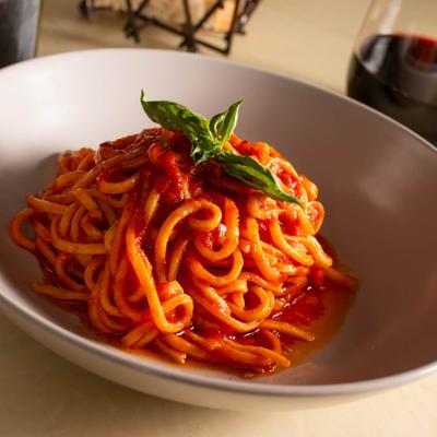 Spaghetti Pomodoro e Basilico.