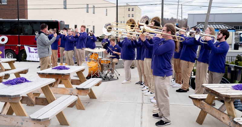 Trombone and trumpet band