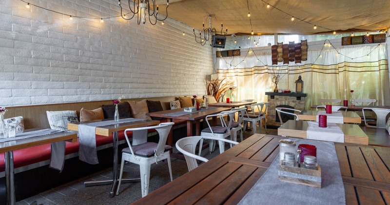 Interior, seating area