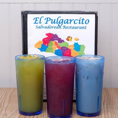 Assorted glasses of juice