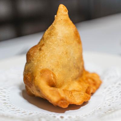 Vegetable samosa.