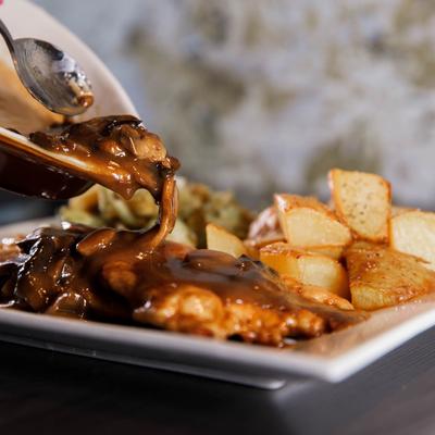 Chicken Marsala.