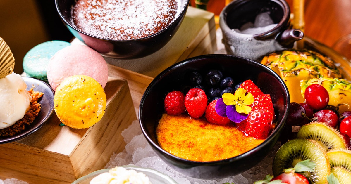 Dessert selection