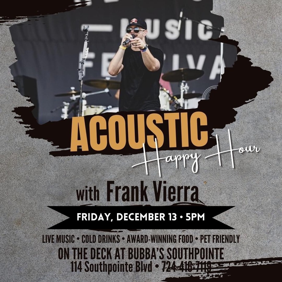 Frank Viera Live at Bubba's event photo