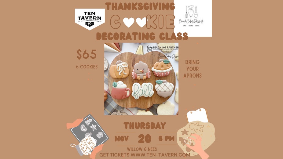 Thanksgiving Cookie Decorating event photo