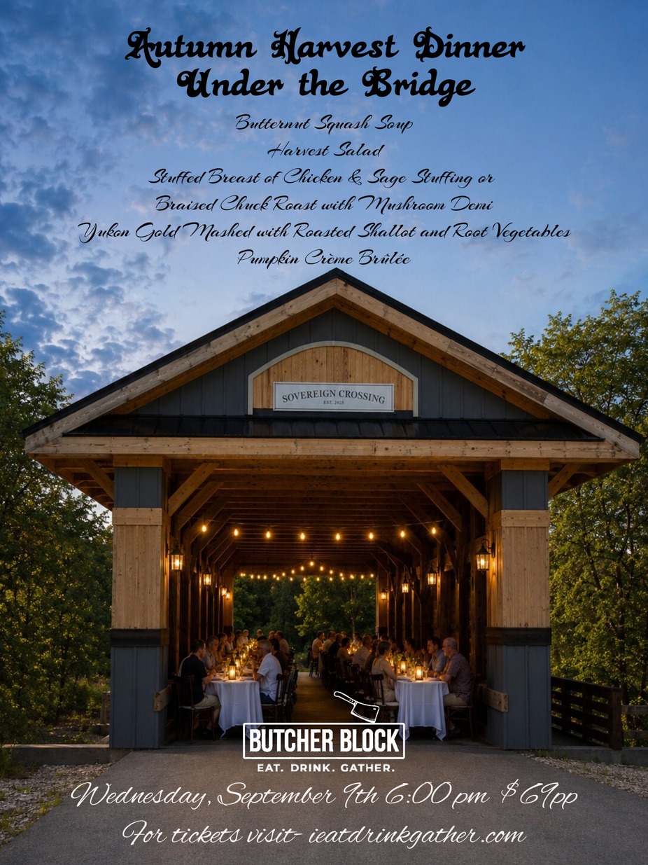Autumn Harvest Dinner Under the Bridge event photo
