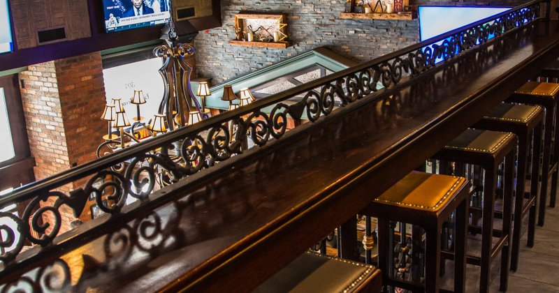 Interior, tall chair on the first floor seating area