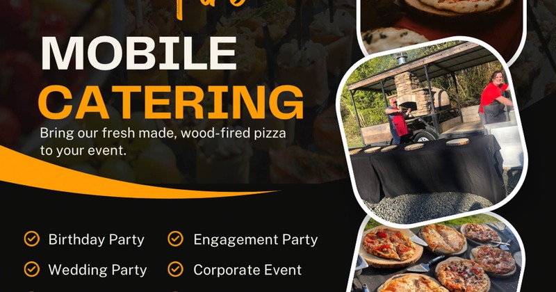 Catering promotional flyer