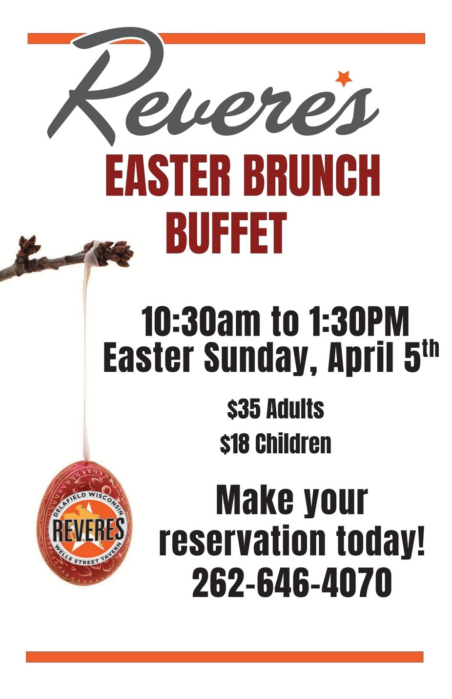Easter Brunch Buffet event photo