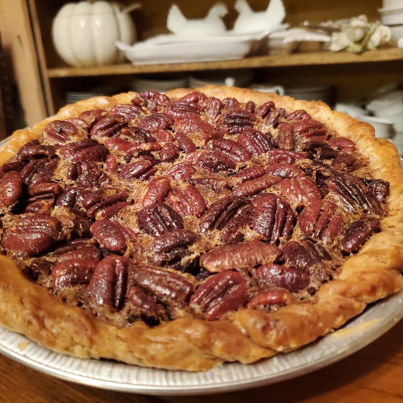 Pecan Pie with Bourbon.