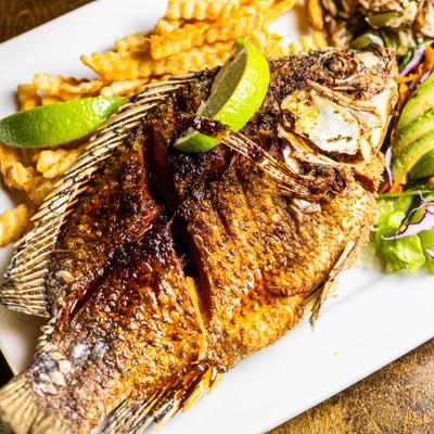 Catfish tilapia plate.