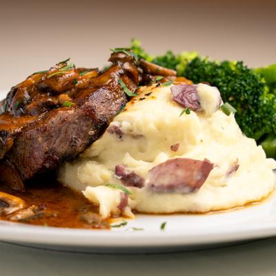 Filet Mignon Marsala plate