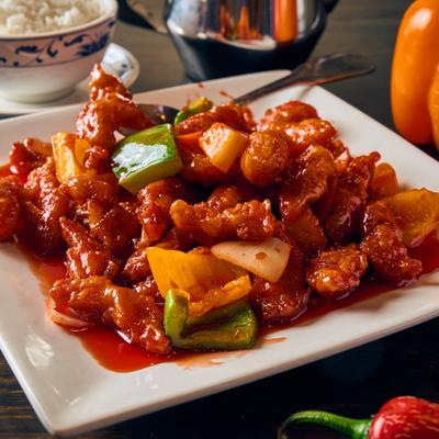 Sweet & Sour Chicken.