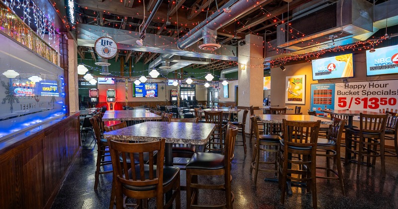 Interior, main seating area