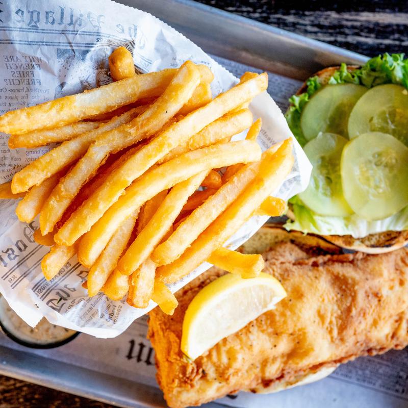 Fried Haddock Sandwich photo
