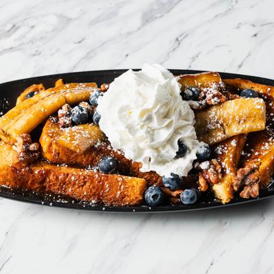 Bananas Foster French toast.