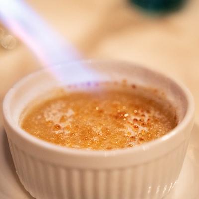 Crème brulee.
