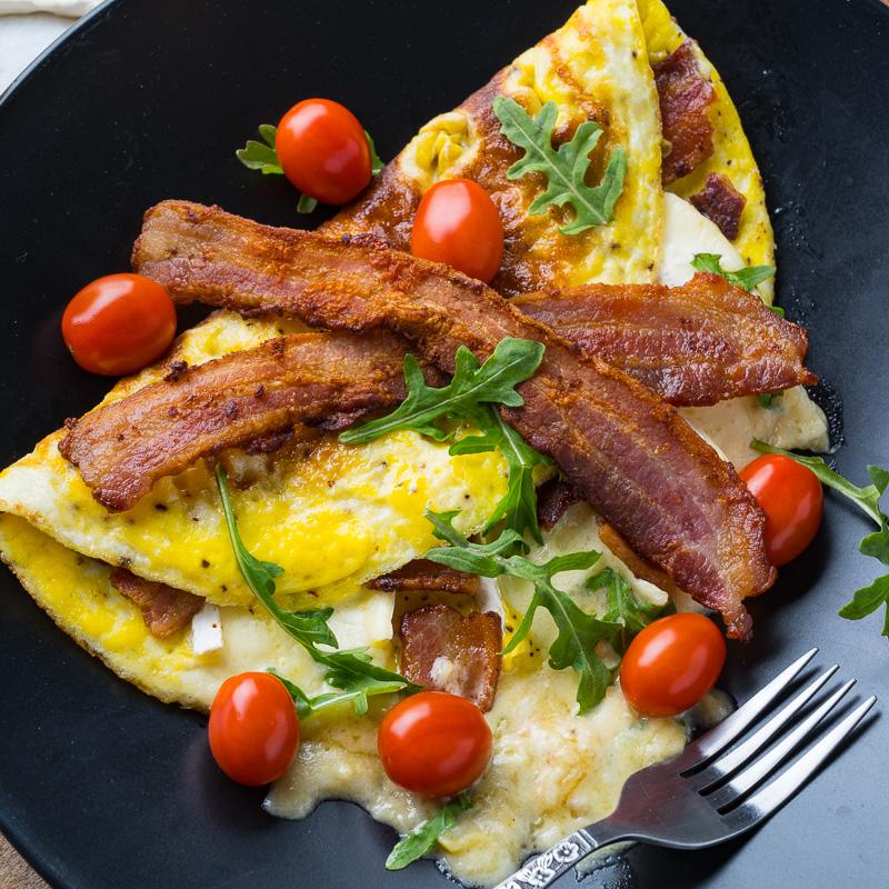 Bacon omlette photo
