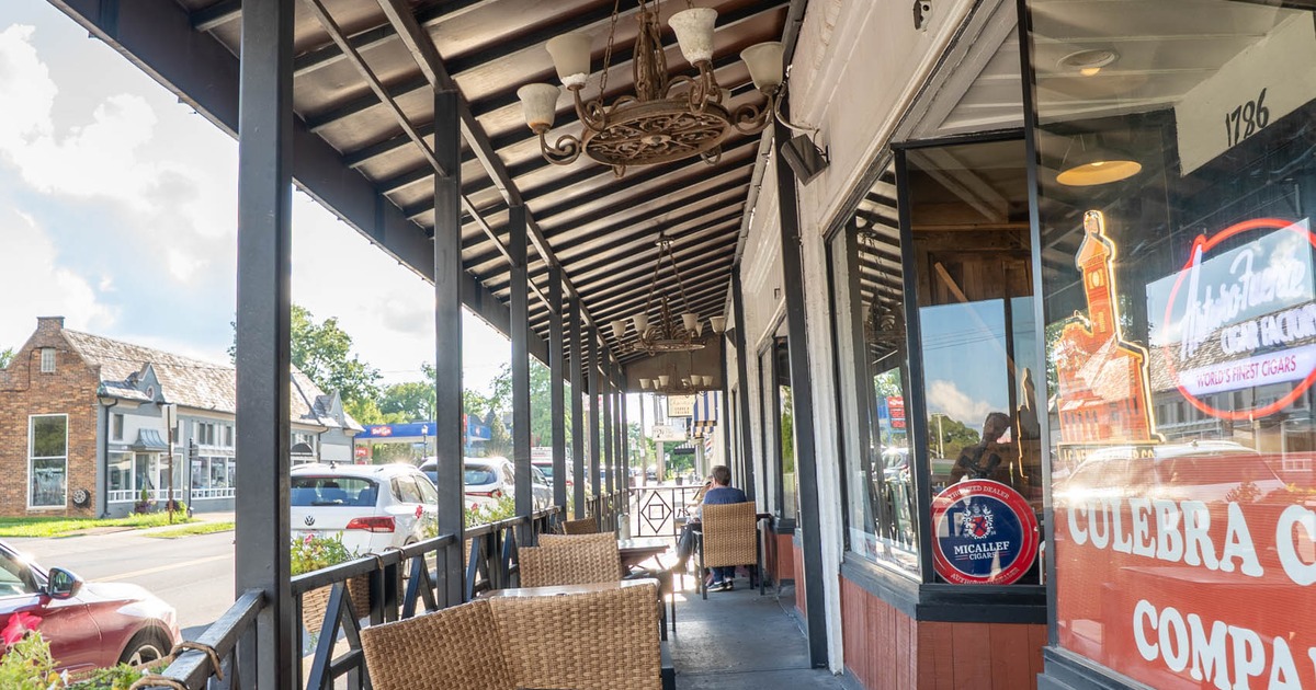 Exterior seating area