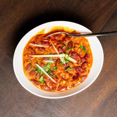 Kidney bean curry.
