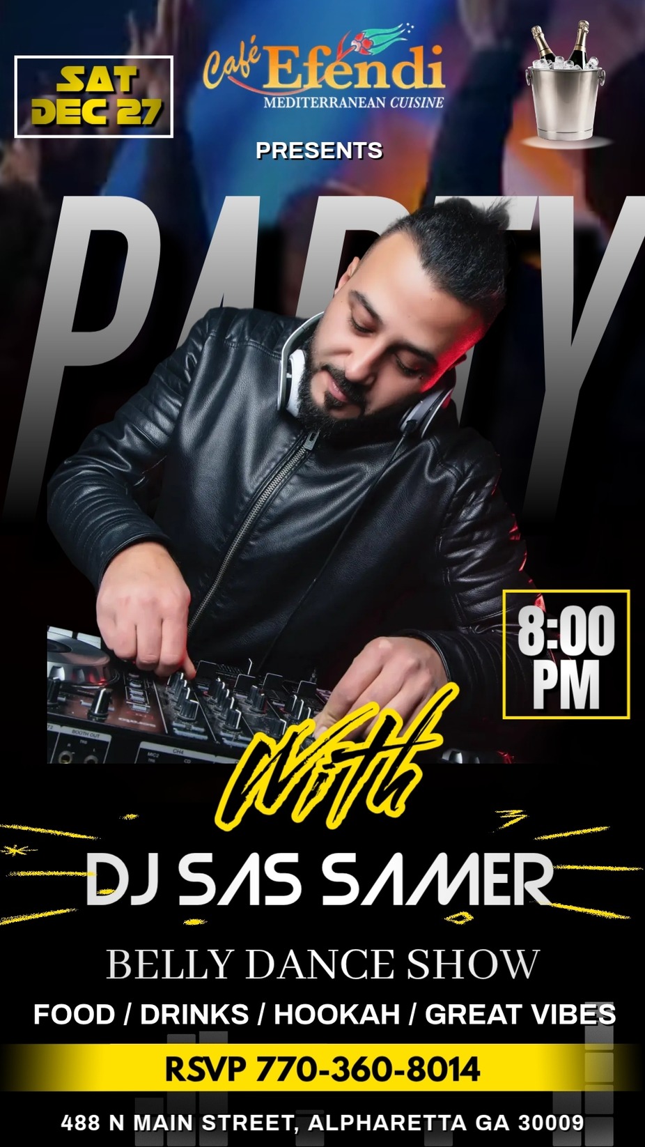 Party Night with DJ Sas Samer & Belly Dance Show event photo