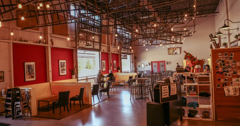 Interior, view of dining area