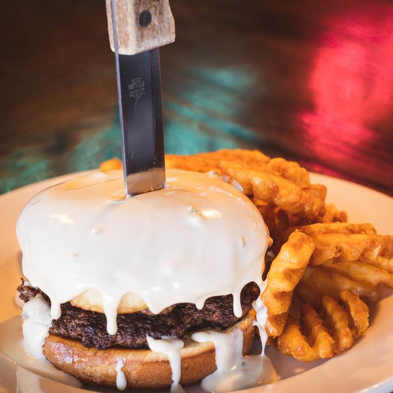 South of the Border Rarebit Burger photo