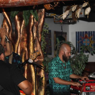 Musicians and guests.