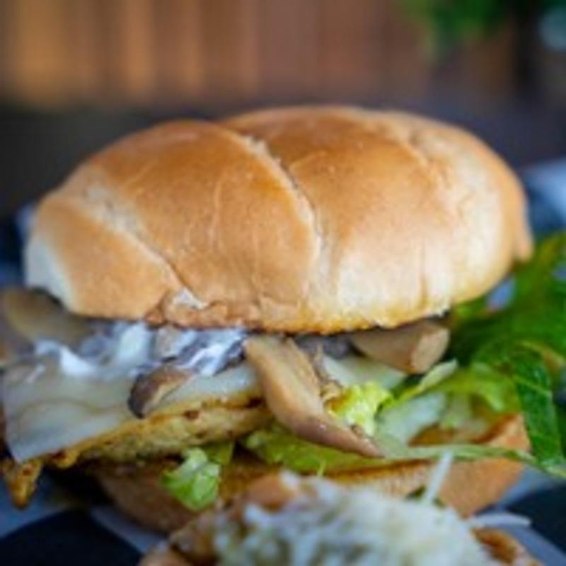 menu item 33 of 59, Mushroom & Swiss Burger*