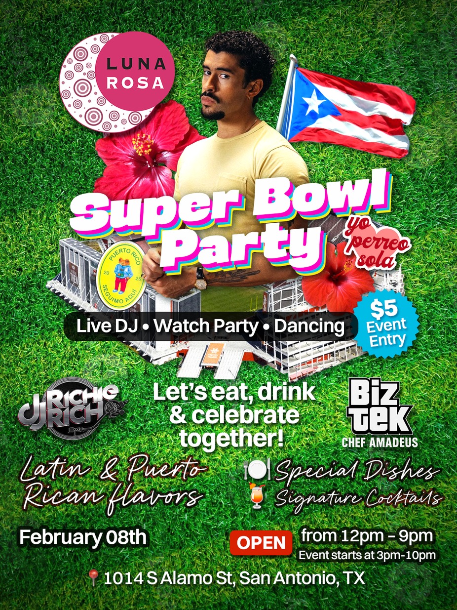 Benito Bowl! Puerto Rican Super Bowl Party event photo