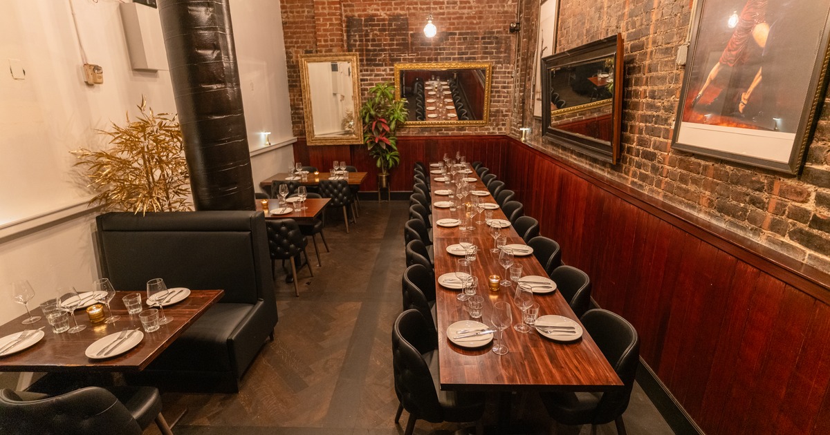 Interior, dining area