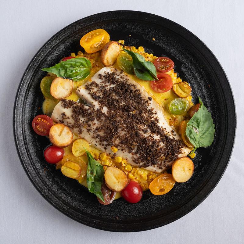 Olive Crusted Branzino photo