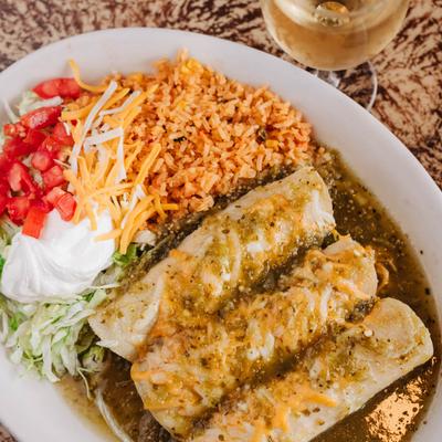 Enchiladas Verdes.