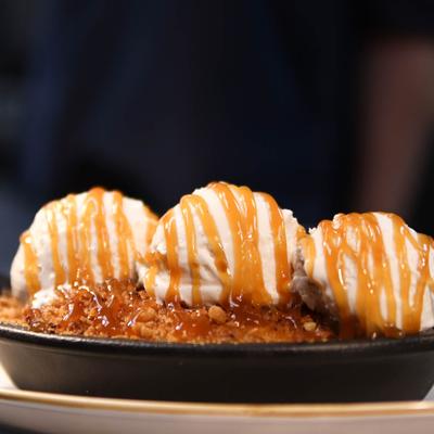 Sweet potato pie sundae.