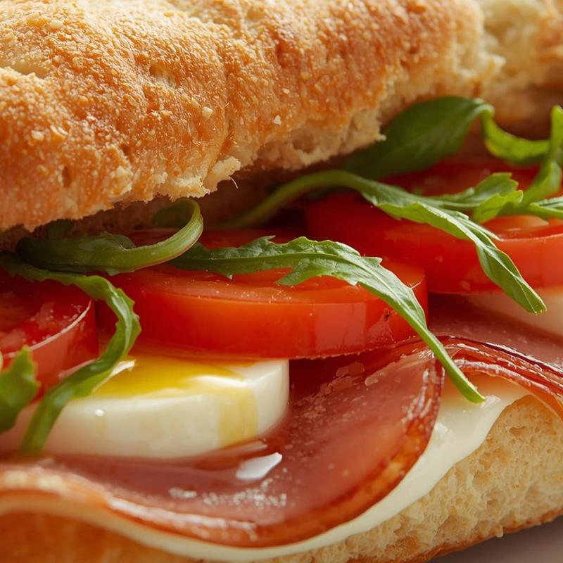 Prosciutto di Parma Hero Sandwich photo