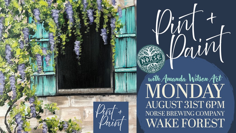 Pint & Paint | Wisteria Window event photo