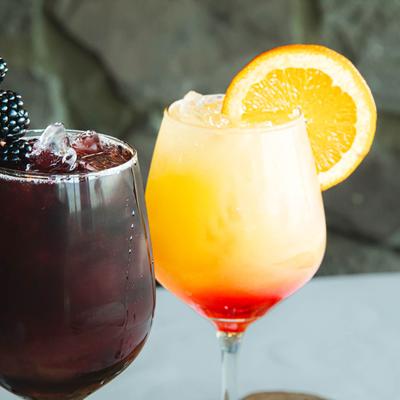 Sangria cocktails.