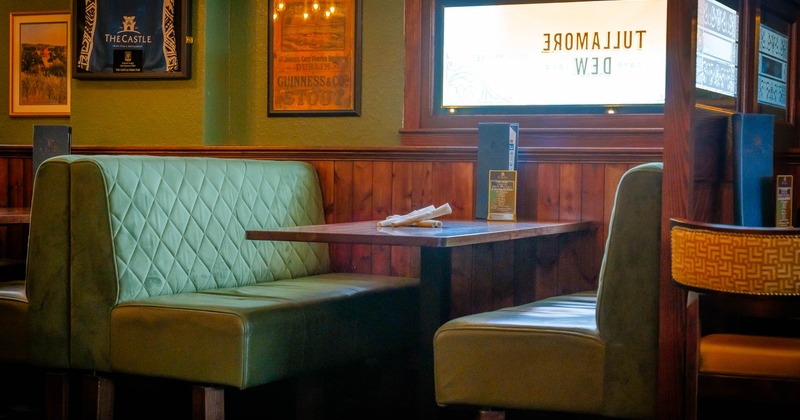 Interior, booths