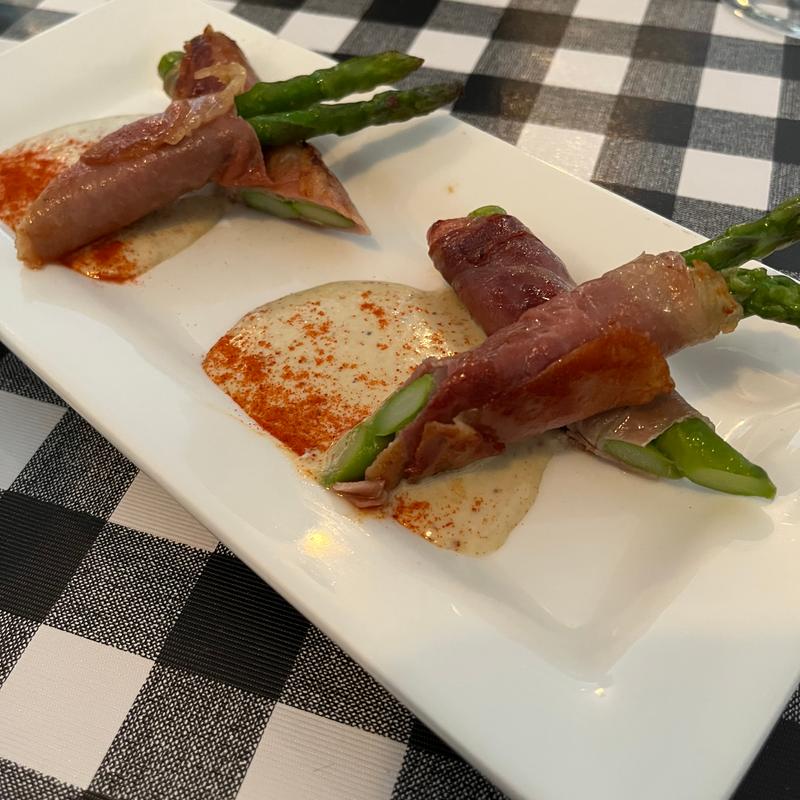 Proscuitto wrapped Asparagus  (GF) photo
