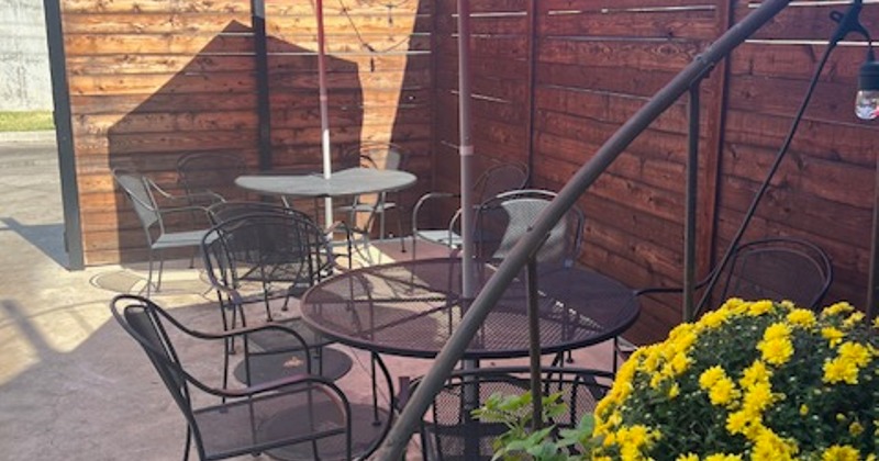 Exterior dining area