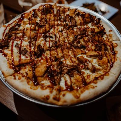 BBQ Chicken pizza.