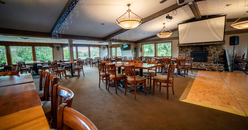Interior, dining area