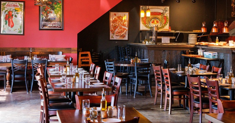 Interior, dining area
