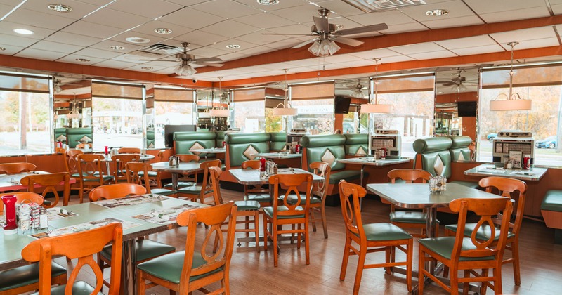 Interior seating area