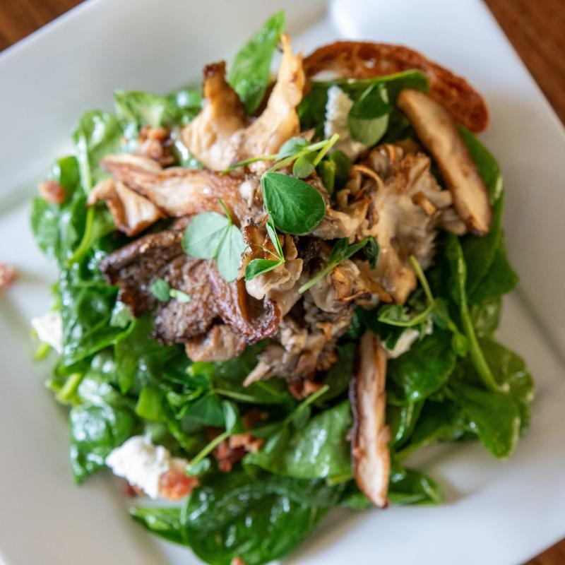 Spinach & Mushroom Salad photo