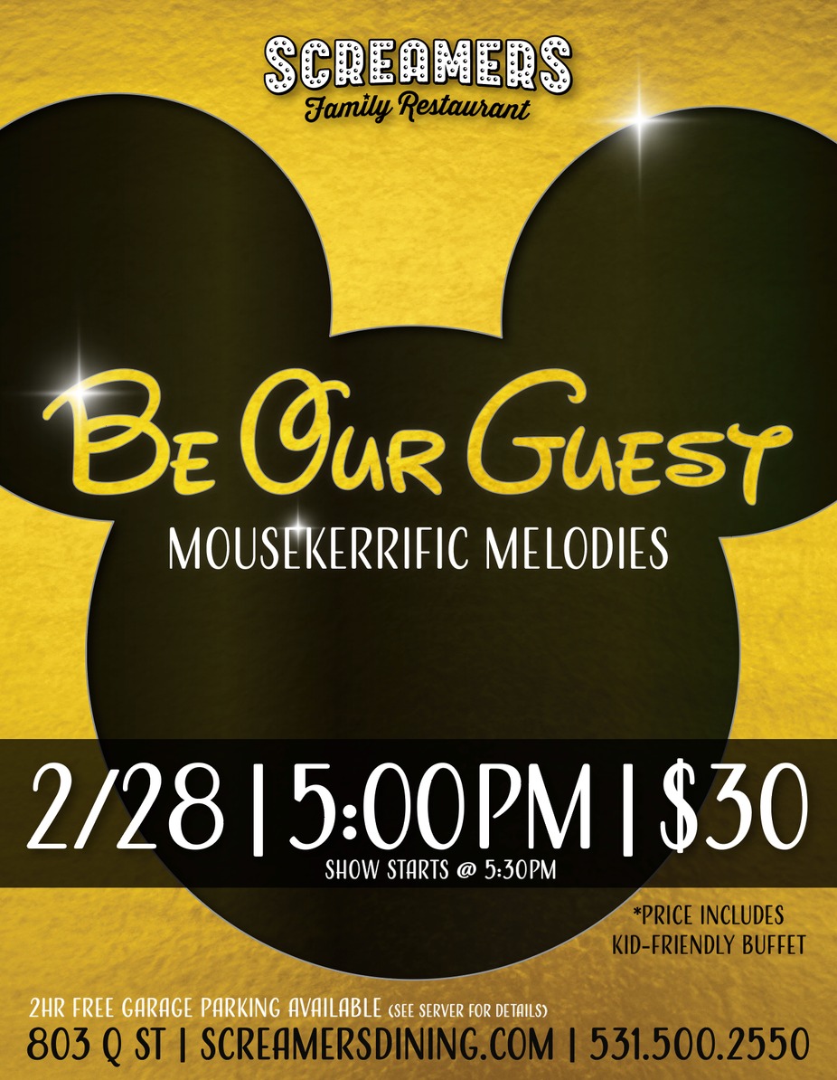 Be Our Guest! (Price includes kid-friendly buffet and dessert) event photo
