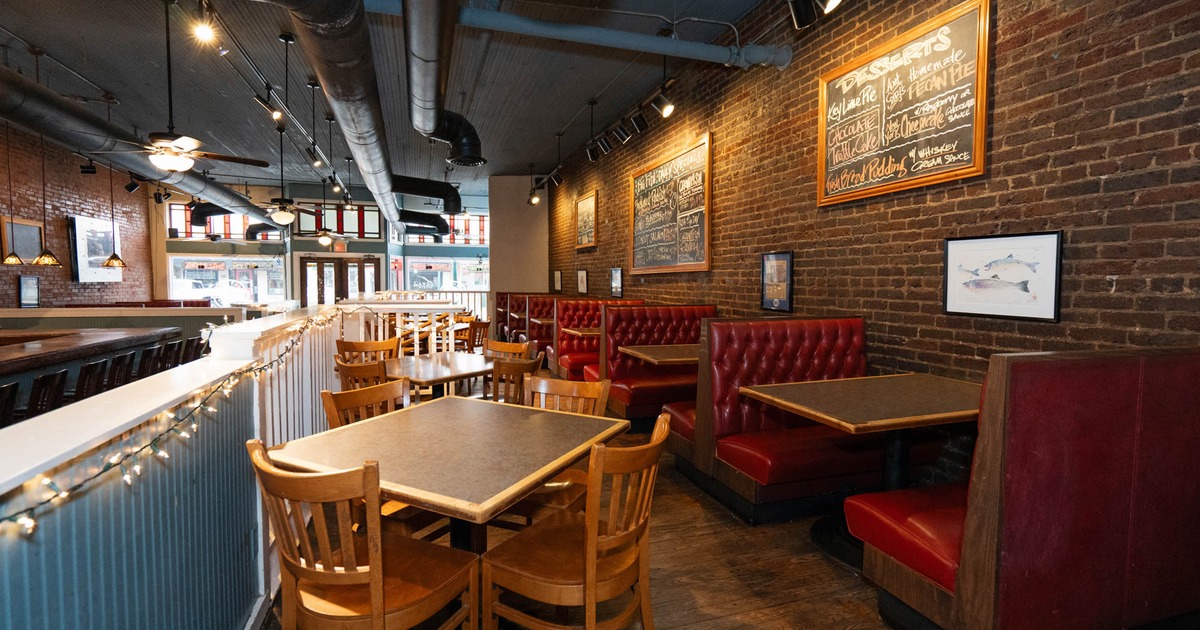 Interior seating area