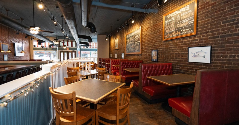 Interior seating area