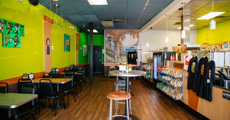 Interior, seating area