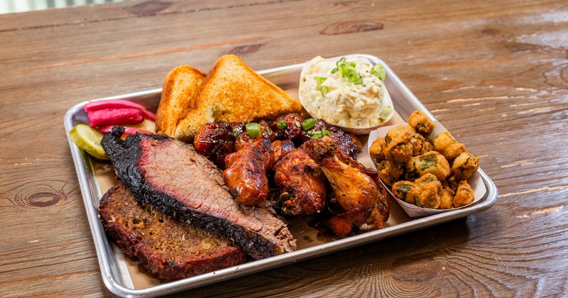 The meat sweats platter, served